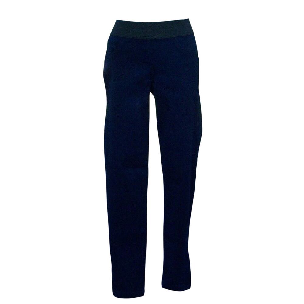 Cache Elastic Waist Stretch Legging Dark Denim Pant Jegging Ankle Zipper $88 NWT